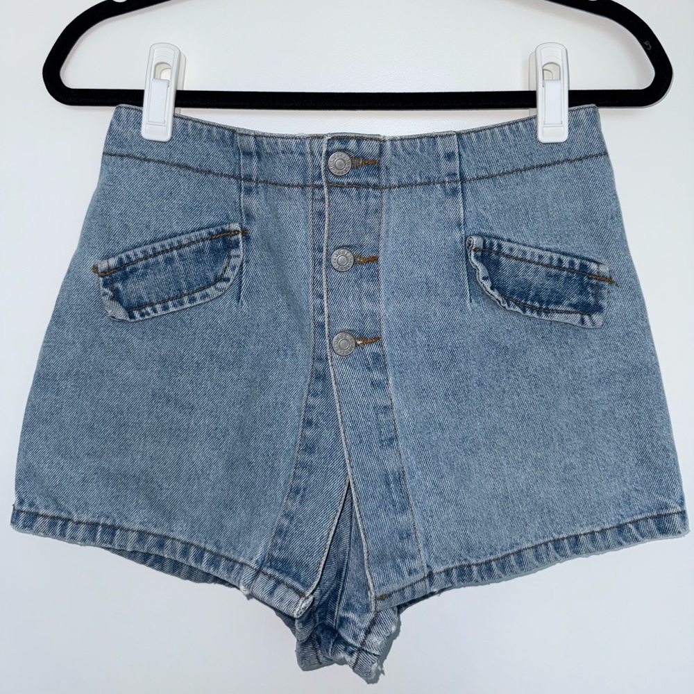 Vintage Denim Skort